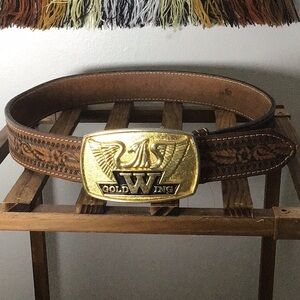 Men's Brown Leather Belt
